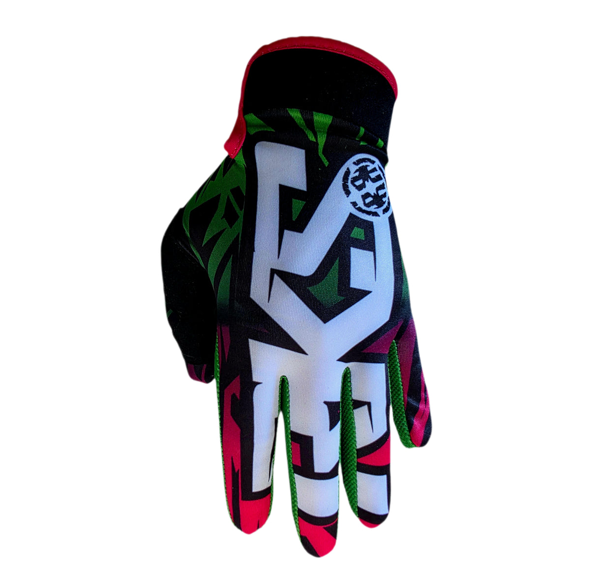 RKS Shatter Gloves (GRN/PNK)